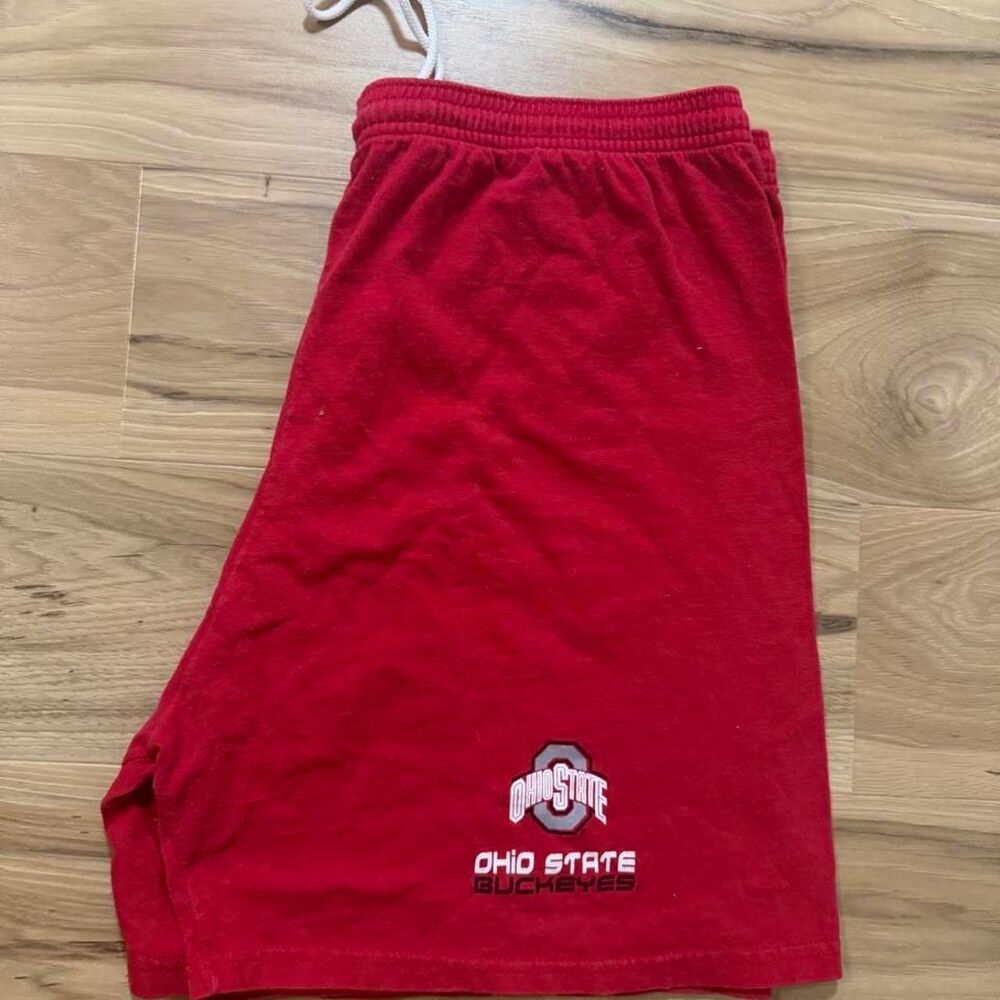 Vintage 90s Red Oak Ohio State Buckeyes shorts drawstrings college size XL
